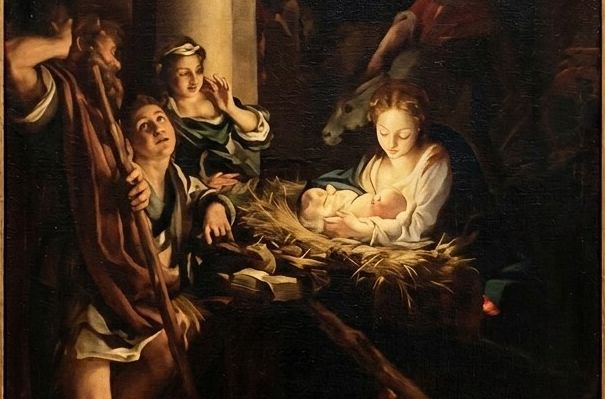 Gemälde der Heiligen Nacht nach Correggio