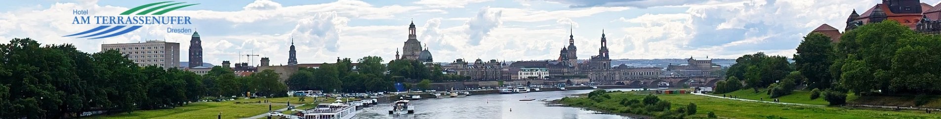 Hotel Am Terrassenufer Dresden – Panorama der Dresdner Altstadt an der Elbe